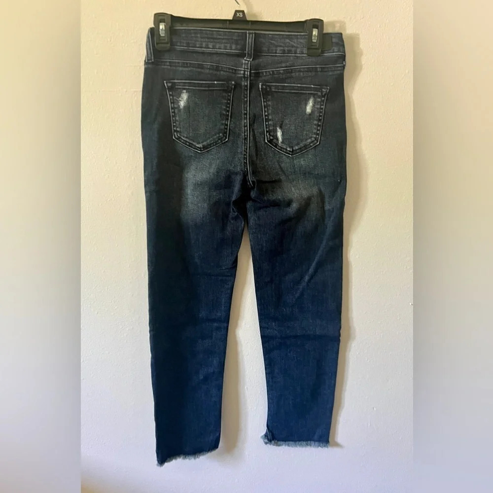 Celebrity Pink Distressed Straight Leg Denim Jean - 1/25 - Picture 3 of 4